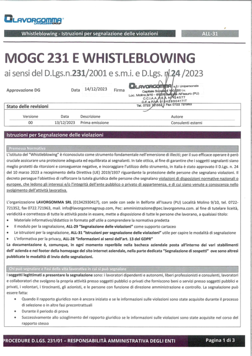 ALL-31 - Whistleblowing - Istruzioni per segnalazione delle violazioni.pdf