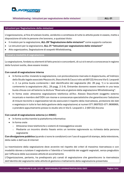 ALL-31 - Whistleblowing - Istruzioni per segnalazione delle violazioni.pdf